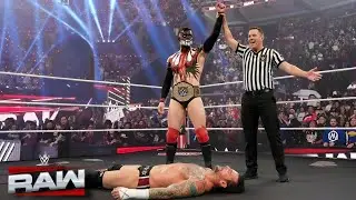 Demon Finn Balor Destroys CM Punk & Wins World Heavyweight Championship WWE Raw Highlights