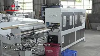 DABA Full Automatic Paper Core Cutting Machine With Auto Core loading system Test Ship To USA