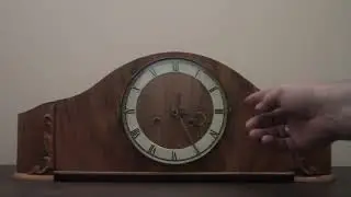 Vintage German 'Gold Anker' 8-Day Striking Mantel Clock