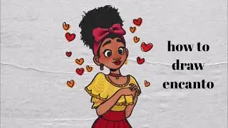 easy drawing | how to draw encanto | filfel drawings