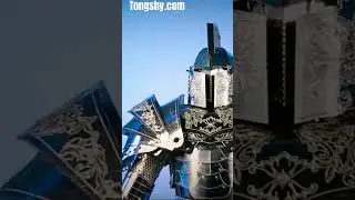 3D Metal Puzzle-Black Knight Armor Model Building Kits DIY Jigsaw Toy For Adults Children