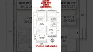 House Plan for Life Mission House | 438 square feet house Plan | Small House plan | Mallu Civilian