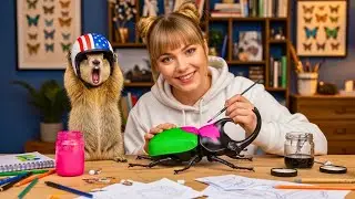 🐹 Capybara vs Emma: Super Fast Beetle Race with Funny Pranks Now