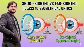 Geomatrical optics 32- Short sightedness and Long sightedness- 10th Physics-Asaanphysics -pushto