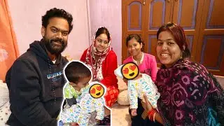 Nanad Ke Ghar Gaye Bhagna Dekhne 😍 | Bhagna Itna Cute Nikla 😘 | Family Vlog