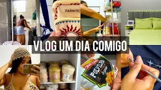 VLOG UM DIA COMIGO| ROTINA| ORGANIZAÇÃO | ALMOÇO | COMPRAS 