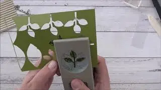 Stampin Up! Well Written Corrugated Painted Harvest Card & Leaving SU