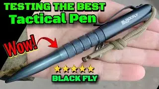 BEST Tactical Pen EDC For Self Defense! A Quality Survival Pen By Black Fly! Black Fly Tactical #019