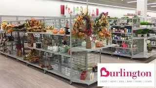 BURLINGTON FALL HOME DECOR DECORATIVE ACCESSORIES FURNITURE SHOP WITH ME SHOPPING STORE WALK THROUGH