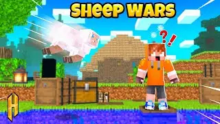😱МАЙНКРАФТ, НО ОВЦЫ РАЗРУШАЮТ ВАШУ БАЗУ!! МАЙНКРАФТ Hypixel Sheep Wars!!