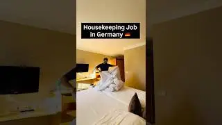 Housekeeping job in Germany 🇩🇪! #shorts #germanyjobs #germany