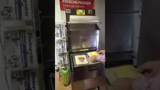 Skinverpackung Holzbrett´le auf einer Frischepacker TSS126
