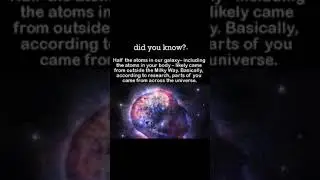 Did You Know? Half of You Came From Outside the Milky Way 🤯🌌 #didyouknow #halleyscomet