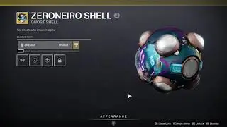 Unpredictable Triumph & Zeroneiro ghost shell | Destiny 2