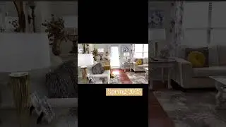 SPRING LIVING ROOM DECOR | THEN VS NOW #spring #homedecor #homesweethome #twins #twinsisters
