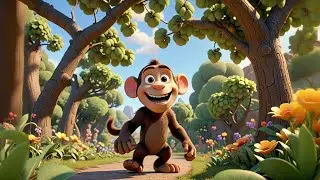 Max Monkey Counts Bananas | Counting Song for Kids | Fun Jungle Rhyme with Numbers & Monkeys