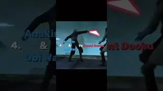 Ranking the top 5 best lightsaber duels in the clonewars #shorts #viral #starwars #edit