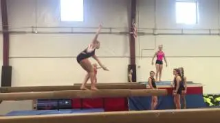 Alex Sands Swing Front on Balance Beam
