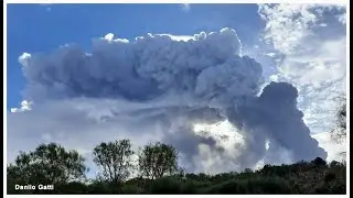 Parossisma dell'Etna del 23.10.2021