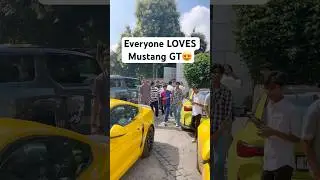 Mustang GT in India Reaction😍