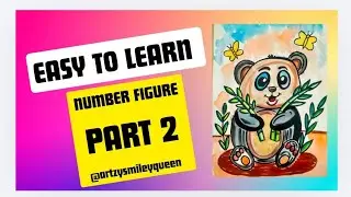 Panda Drawing Secret tricks 🔥 ll panda Drawing easy & simple ll how to draw Panda through number 