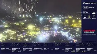 Carowinds New Years Fireworks Finale 2026 (Live Stream Reply)