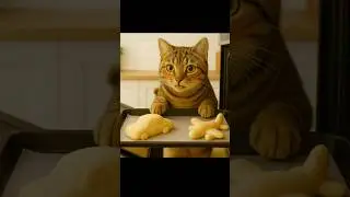 【Comedy Cats】Bread Art Mission #catcooking #comedycats #animation #funnycats #catsasmr