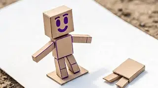 How to make Paper Robot  | Simple DIY 3D Paper Toy Without glue  At home
