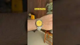 Sonata Poze Yellow Dial #watch