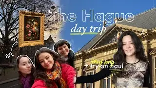 The Hague trip | thrift shopping, museum & try-on haul