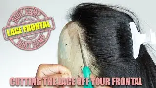 Lace Frontal Bootcamp: HOW TO CUT THE LACE OFF A FRONTAL WIG