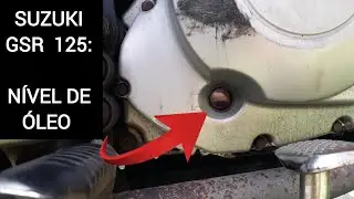 N&iacute;vel de &oacute;leo GSR Suzuki yes 125: Como olhar??