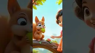 ఉడుత, ఉడుత, వచ్చి పరిగెత్తు - Little Squirrel Song |Telugu Rhymes for Kids | Galatta Kids | Shorts