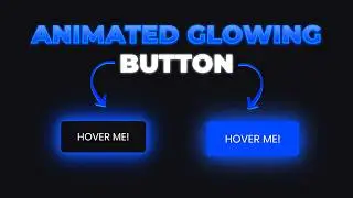 Create a Cool Glowing Hover Effect Button with HTML & CSS