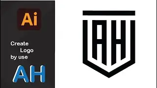 Create AH Logo as keywords || Adobe Illustrator || Graphic Design || Noton Academy | Learn With Us
