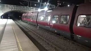 Late evening trains at Ålholm (30/10/19)
