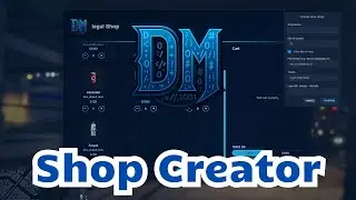 Shops Creator Script - In Game ESX/QBcore - Fivem