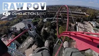 DJI | Roller Coaster Front Seat View | Osmo Action 5 Pro
