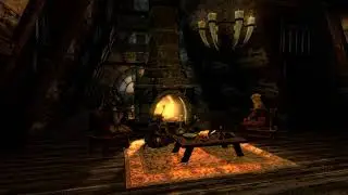 Inside the Candlehearth Hall (In-game Tavern Ambiance 1920x1080 60FPS HDR)