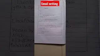 #shorts E mail format #shorts format E mail