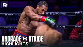 Demetrius Andrade vs. Douglas Ataide | Official Fight Highlights | Big First Round KO 💥