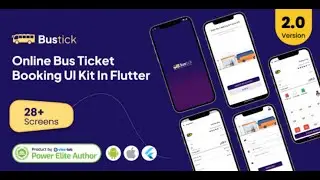 How to Build BusTick - Online Bus Ticket Booking App UI Kit in Flutter (Step-by-Step Guide)
