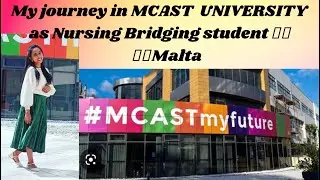 My journey in MCAST University as Nursing Bridging student👩&zwj;🎓 #malta #maltavlog #studentlife