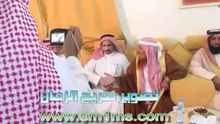 شاعر حرب محمد الحداري في قصر الشيخ عبدالكريم بن رباح