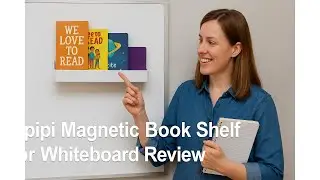 📚 Apipi Magnetic Book Shelf for Whiteboard Review 🖇️