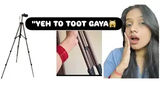  ₹299 Tripod Review 😳Cheap Tripod Sach Toot Gaye!