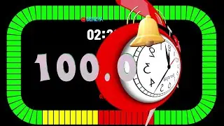Цветной прямоугольный таймер с голосовым отсчетом от 0 до 100