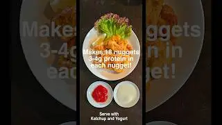 Power Protein Baked Chicken Nuggets #chickennuggets #proteinfood #easyrecipe #ovenrecipes