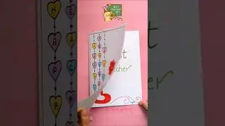 Teacher's Day Greeting Card using White Paper #happyteachersday #latest #trending #handmade #diy