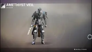 Destiny 2 Titan with Siegebreak Ornaments and Amethyst Veil Shader